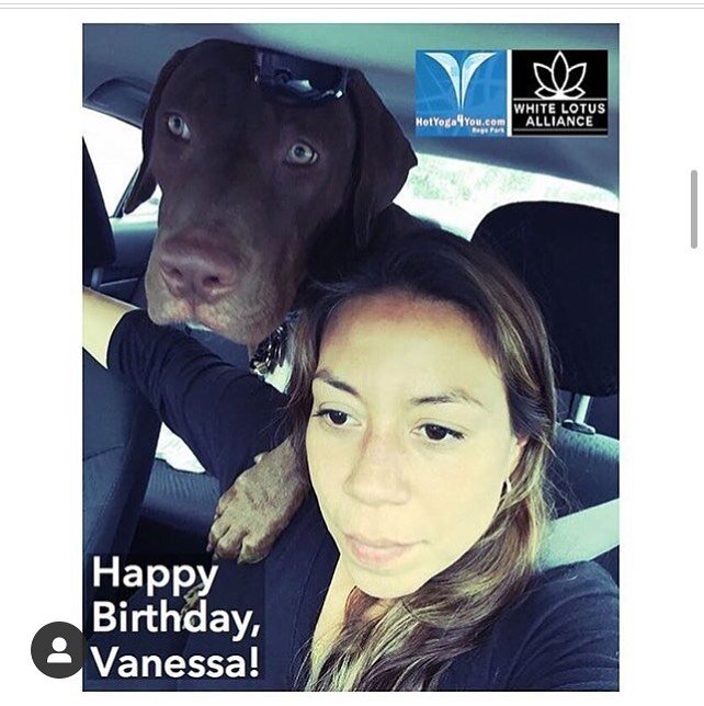 Happy Birthday to Vanessa, the chillest human and dog mama we know. Thank you for keeping our HYRP home spic and span @vaneoya 🙏🏾💪🏻🙌!

#yogis #yogifam #hotyoga #yogateacher #happyhormones #healthiswealth #hotyogaregopark #queensny #iloveny #fitn