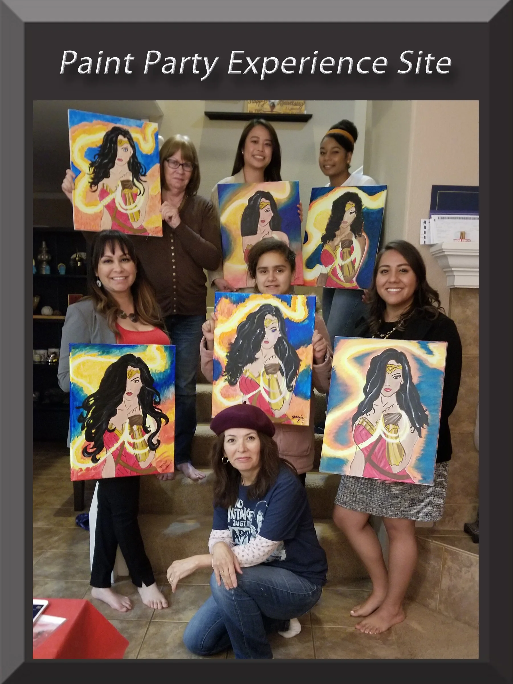 Vasquez Art & Paint Party Experience Rosemary Vasquez Tuthill Vasquez