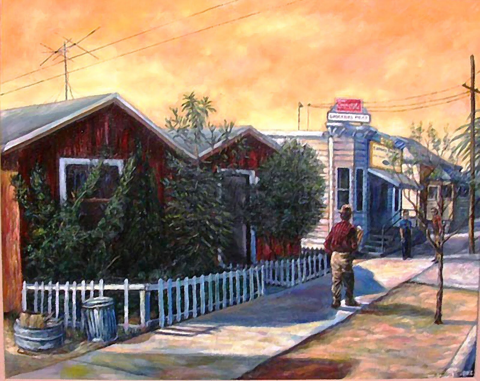 El Barrio de Orange Gallery Wrap