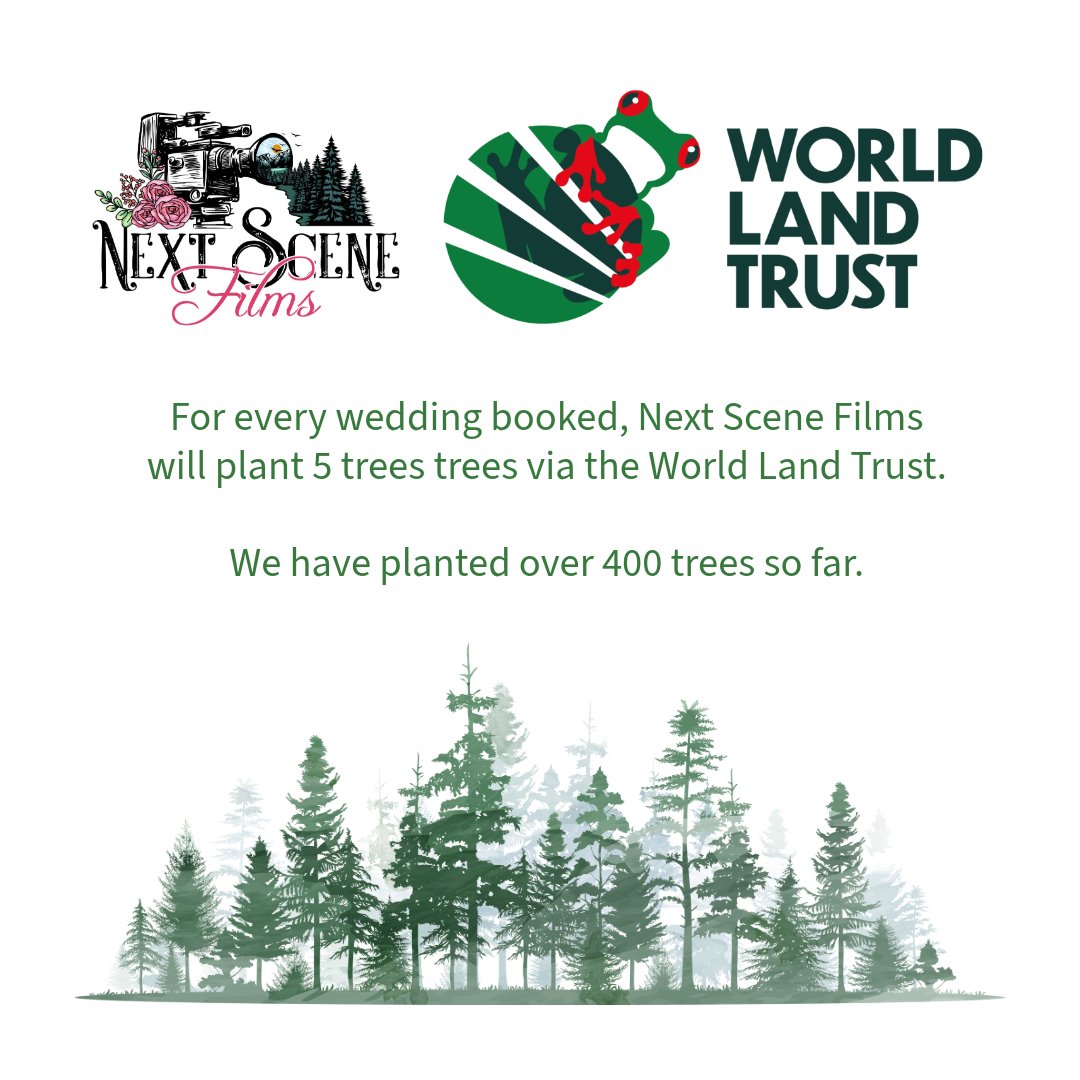 We love supporting the incredible work of the World Land Trust! 🌍💚 To learn more, visit www.worldlandtrust.org.

For every wedding booked, we plant 5 trees! 🌳✨ Plus, we donate 10% of our yearly profits to help their mission. 

#Charity #Business #