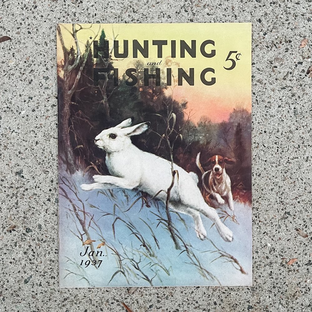 1937 Vintage Hunting and Fishing Magazine — Local Folks Co.