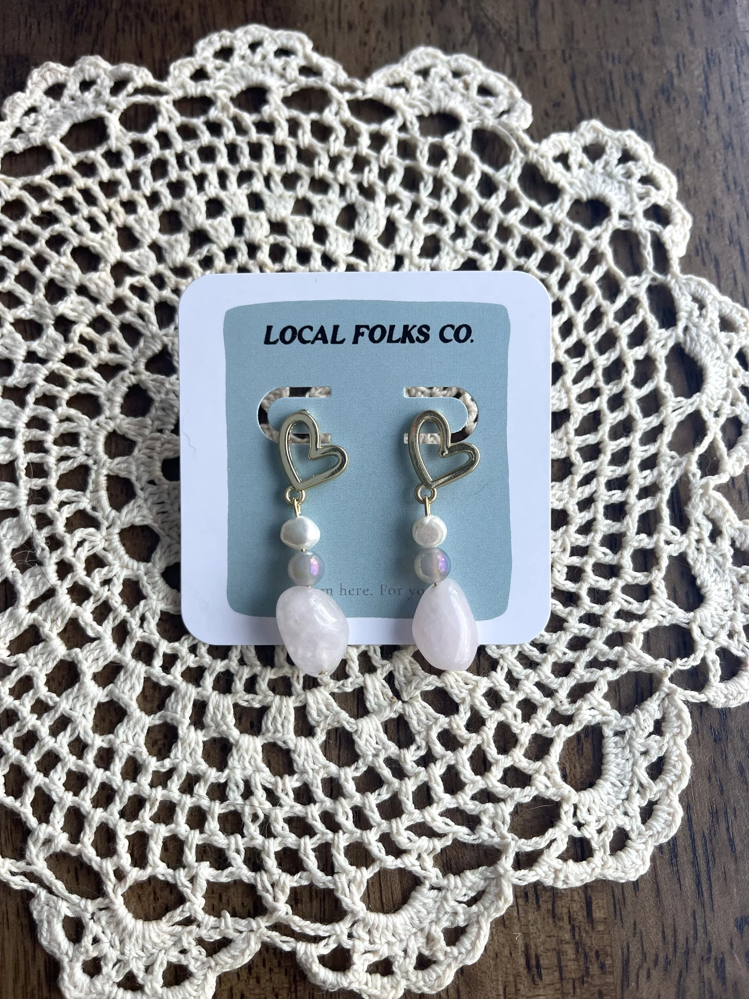 Beaded Valentine’s Dangles