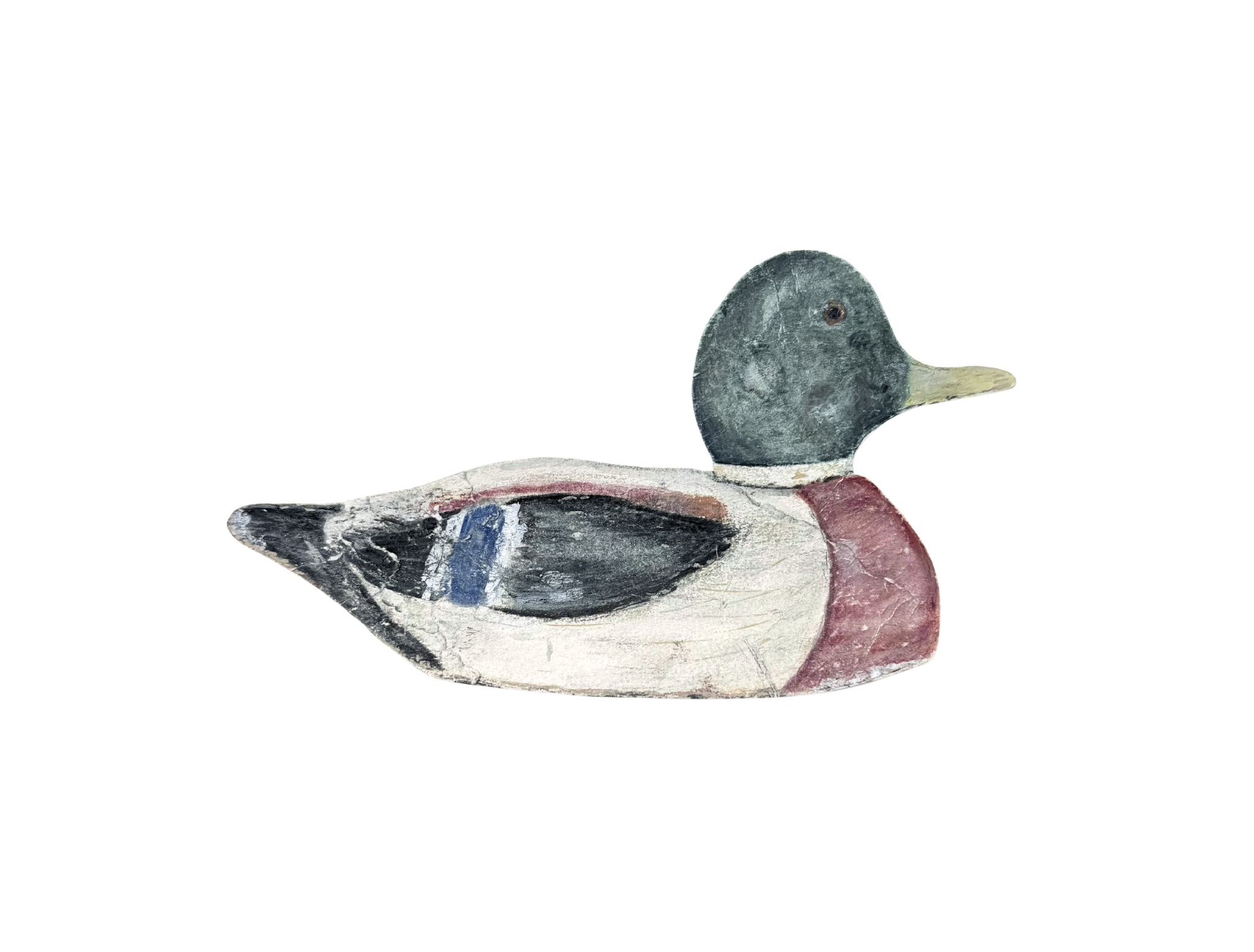 Vintage Mallard Drake Decoy - 5x7 Print