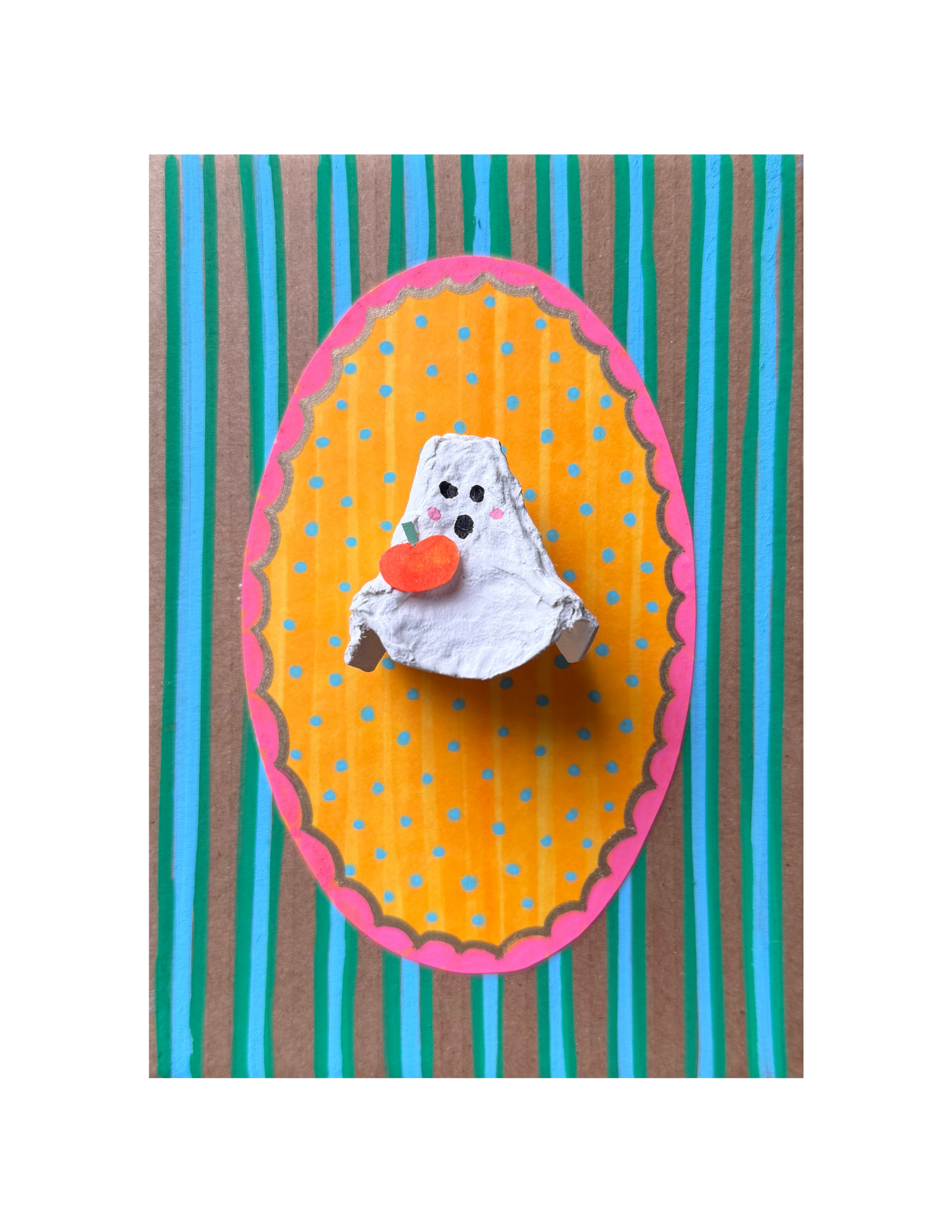 Egg Carton Ghost Portraits - Sun. 10/11 from 3-4 PM