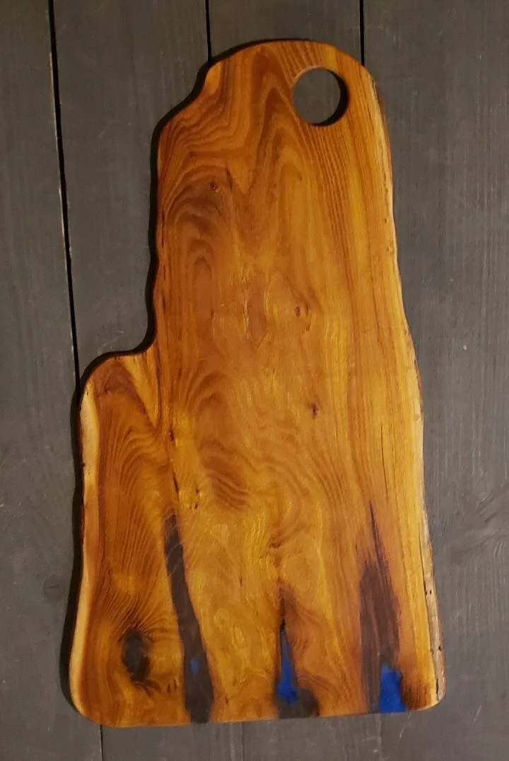Bois d’ Arc with epoxy