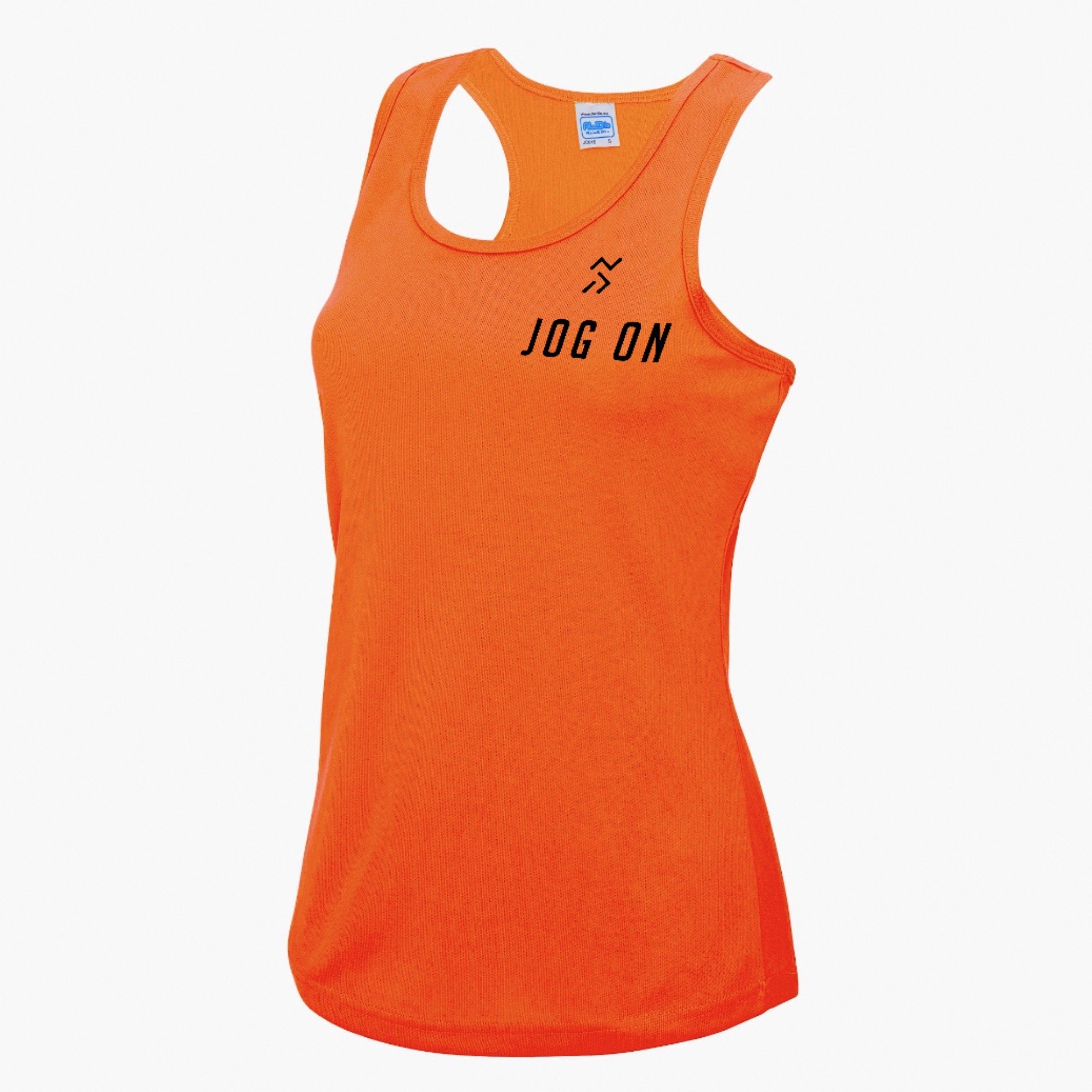 JOG ON Women's Vest Front.jpeg