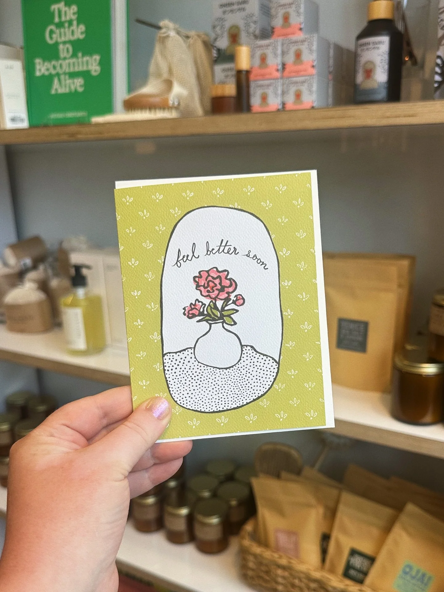 Nine out of ten doctors recommend this new comfort card 💐

#greetingcard #sympathycard #comfortcards #stationerylover #digitalillustrator
