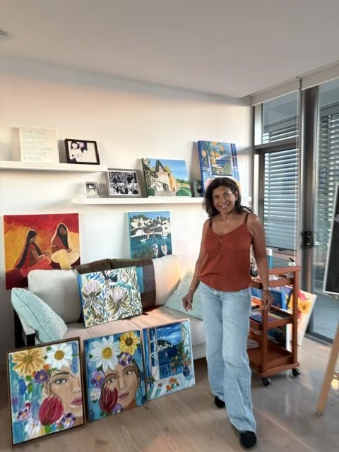 Meet Tania Thenabadu — A Gold Coast Artist Painting the World Around Her