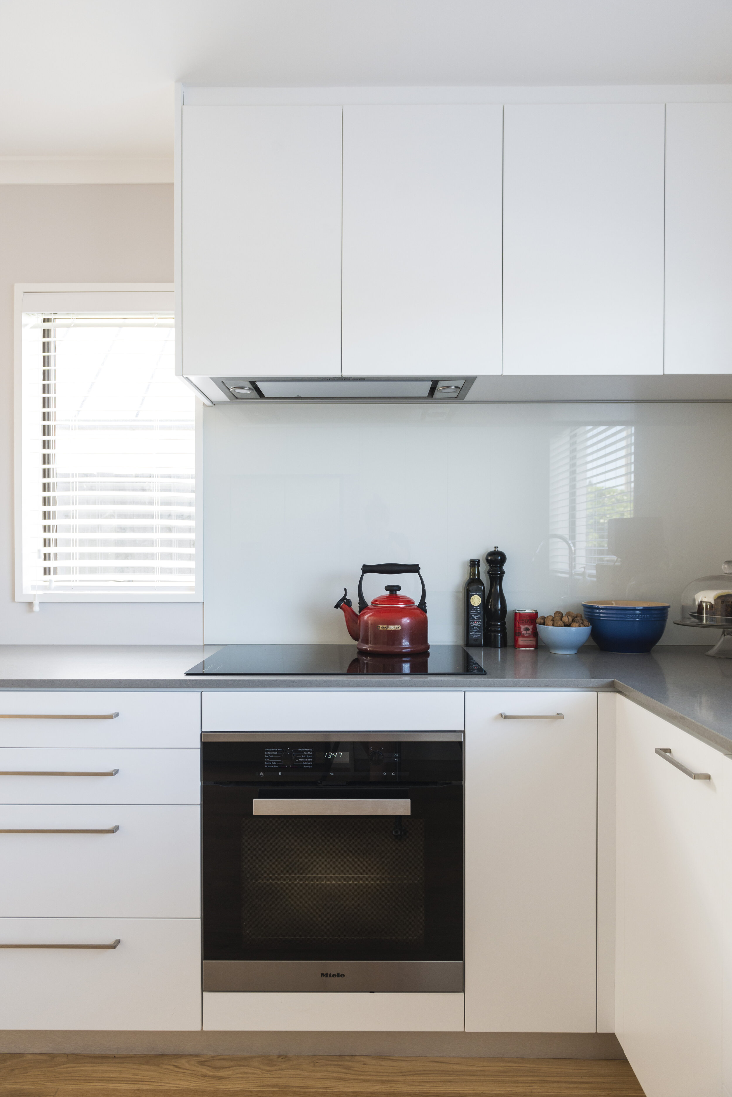 Light and bright were two key components in this client's design brief.