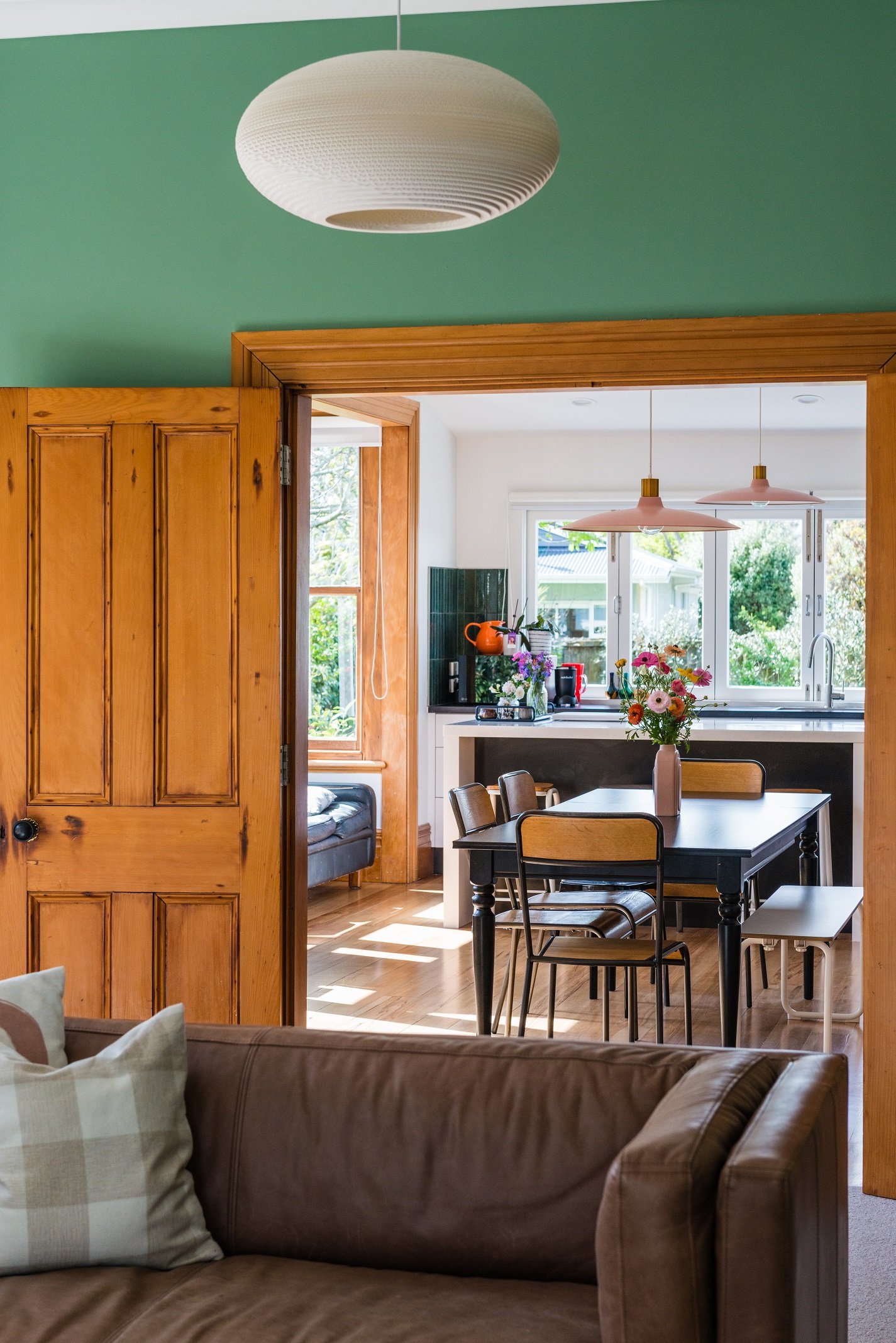 The client's style and flair are evident throughout this beautiful Christchurch villa renovation.