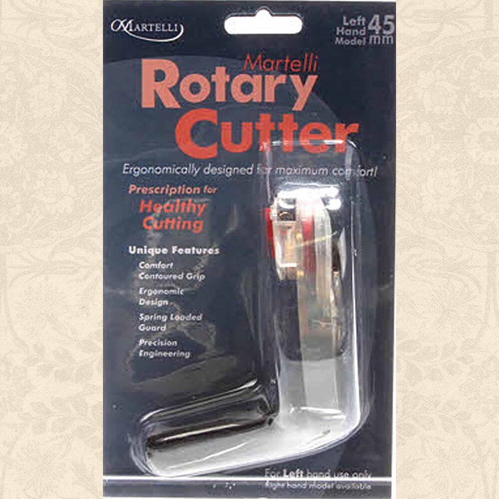 Martelli Rotary Cutter - Left Handed — Piecing the Past Quilts