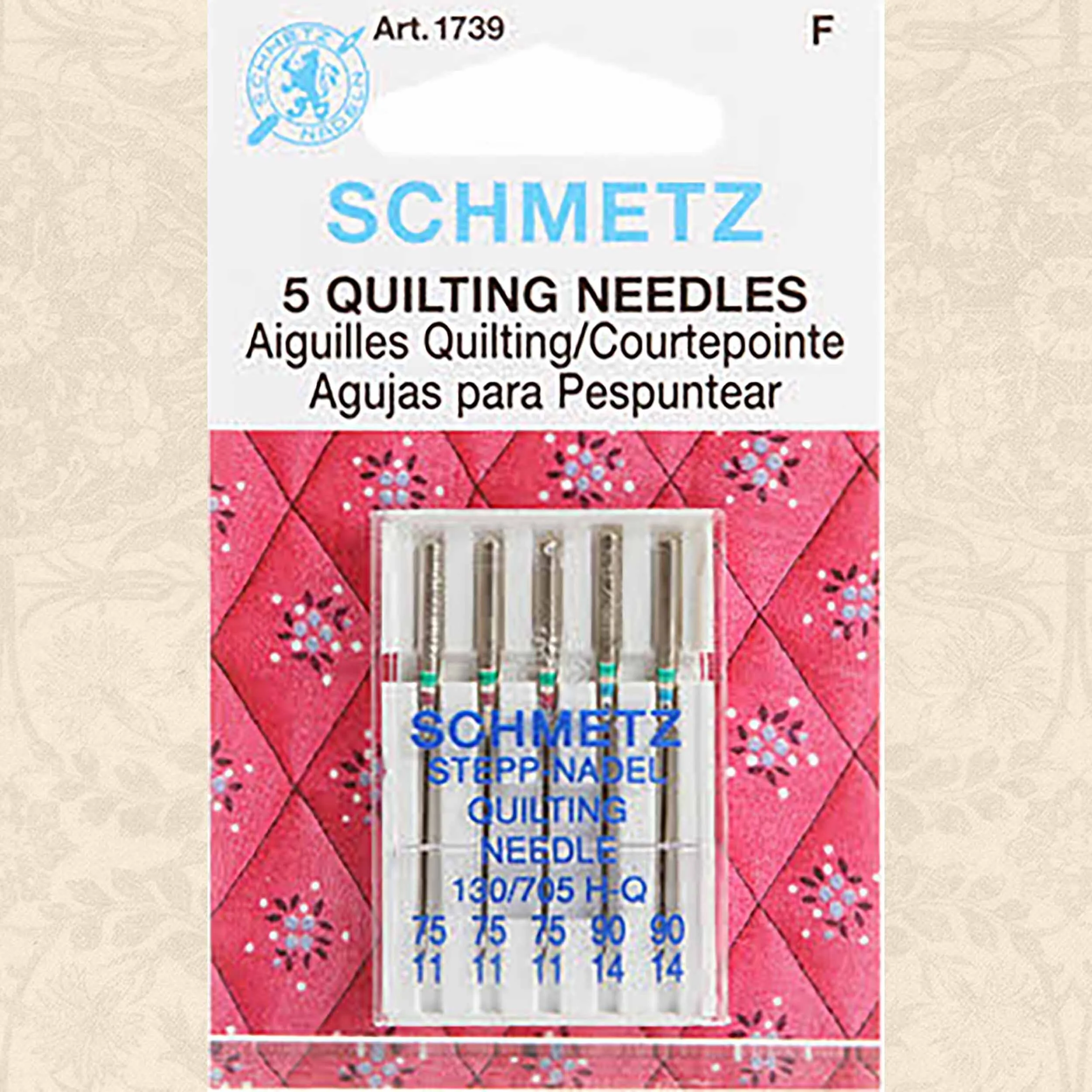 Schmetz Machine Quilting Needles 1175 1490 — Piecing the Past Quilts