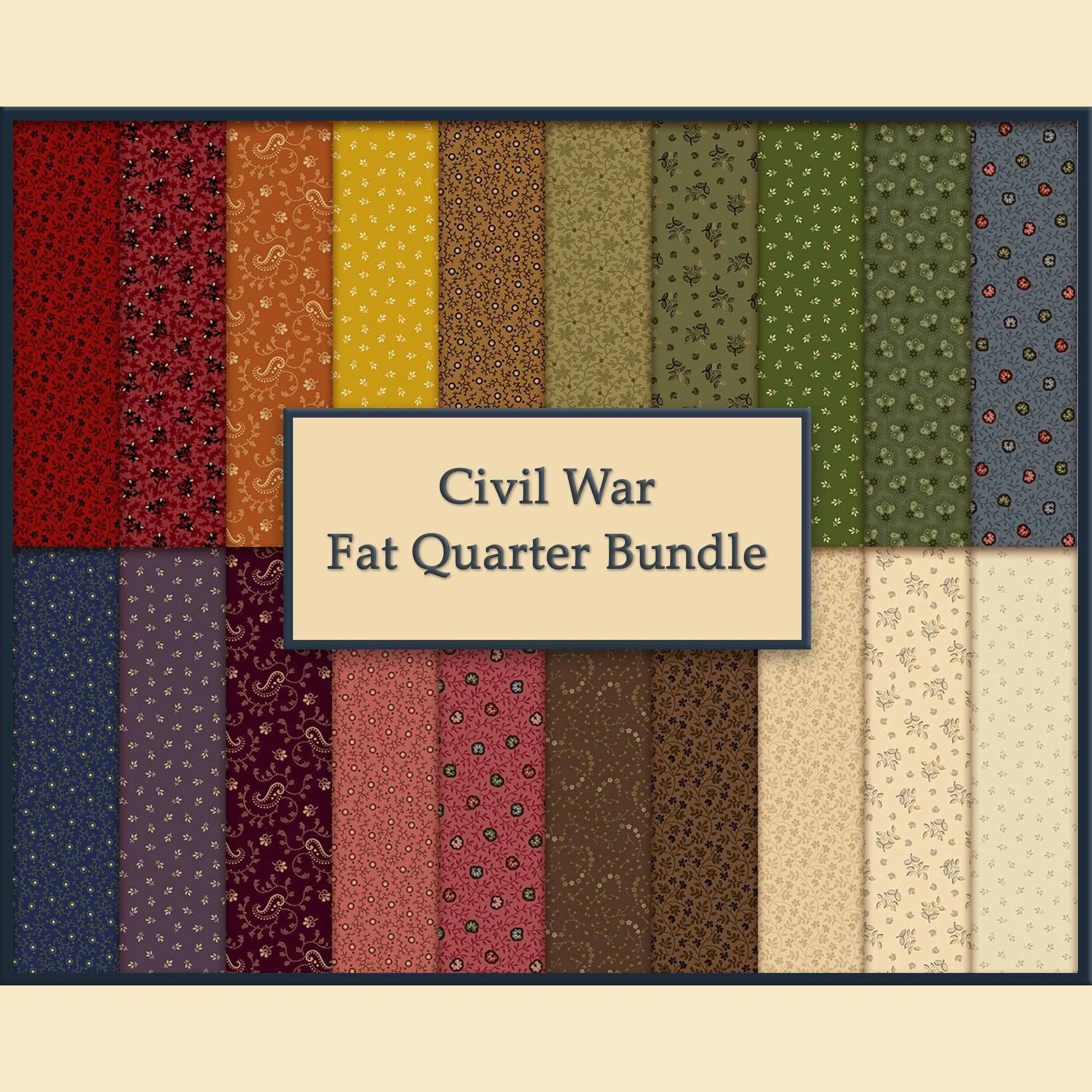 Civil War Fat Quarter Bundle