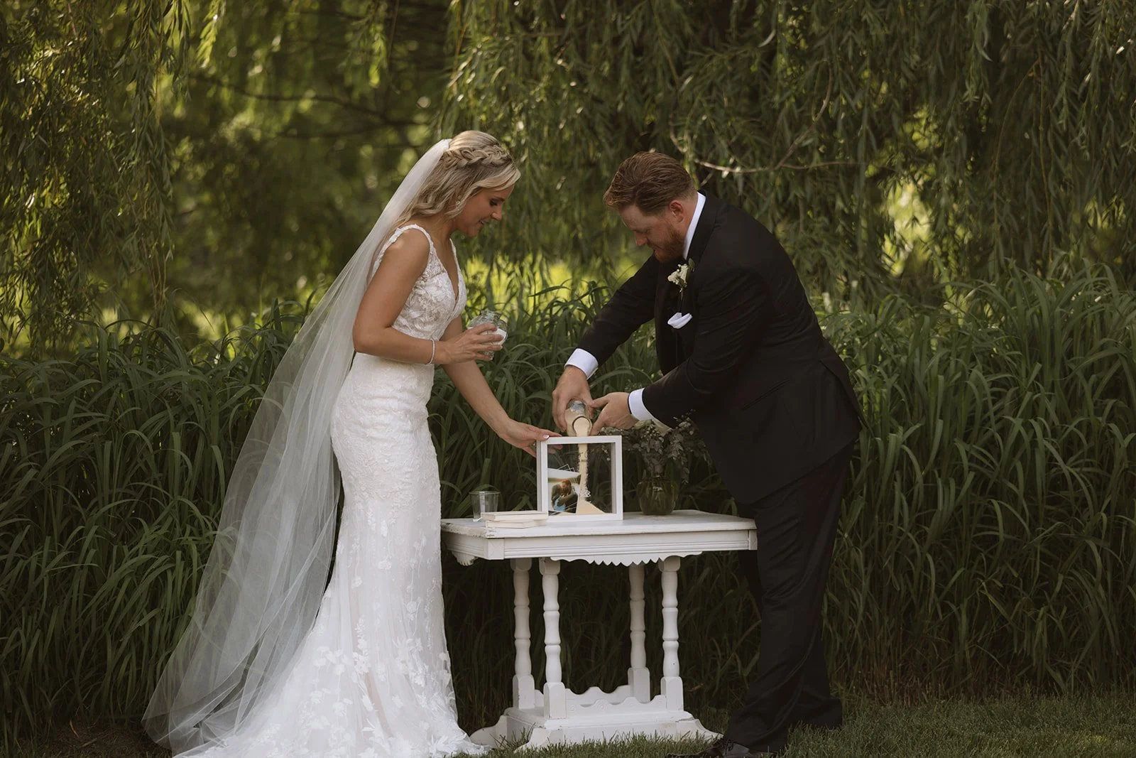 Unity symbol at MN wedding ceremony