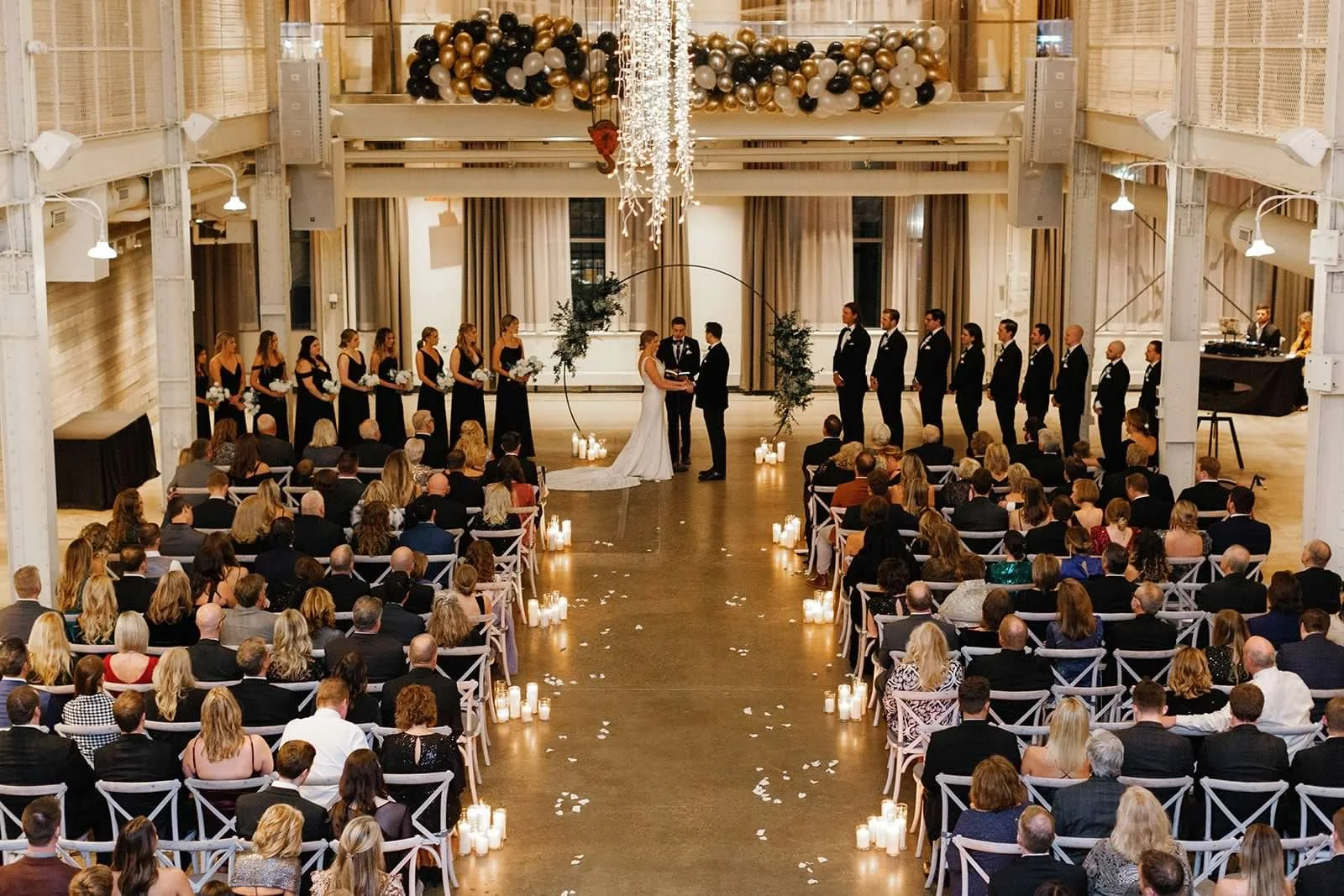 Machine Shop winter wedding in MN