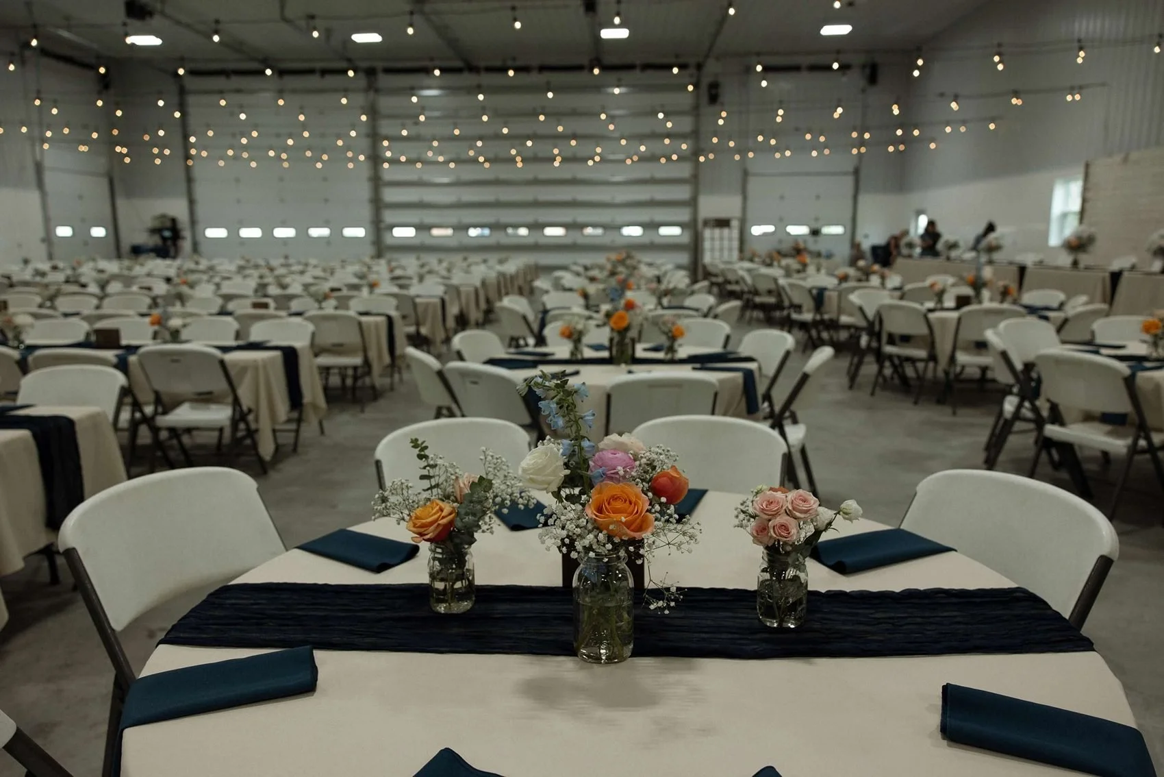 Family farm wedding reception in Goodhue, MN