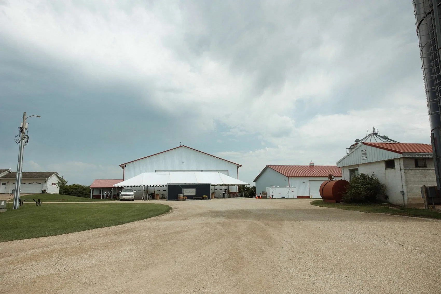 Family farm wedding in Goodhue, MN