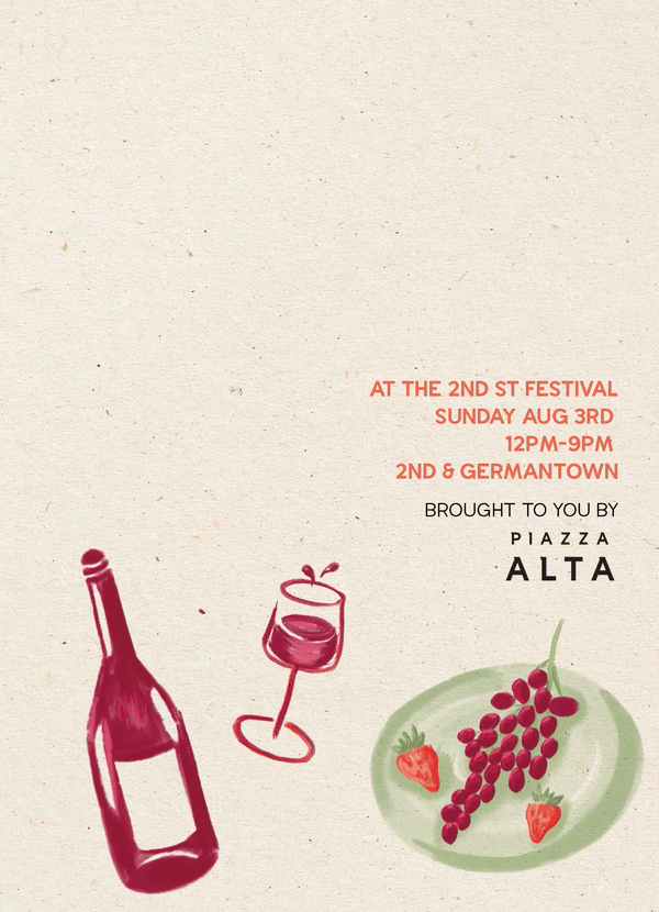 Wine Garden for the 2nd Street Festival
