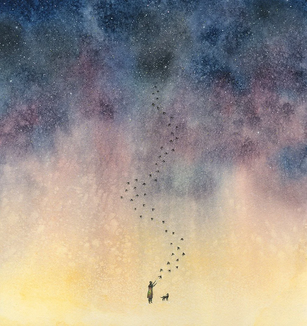 space and the bearing of wings