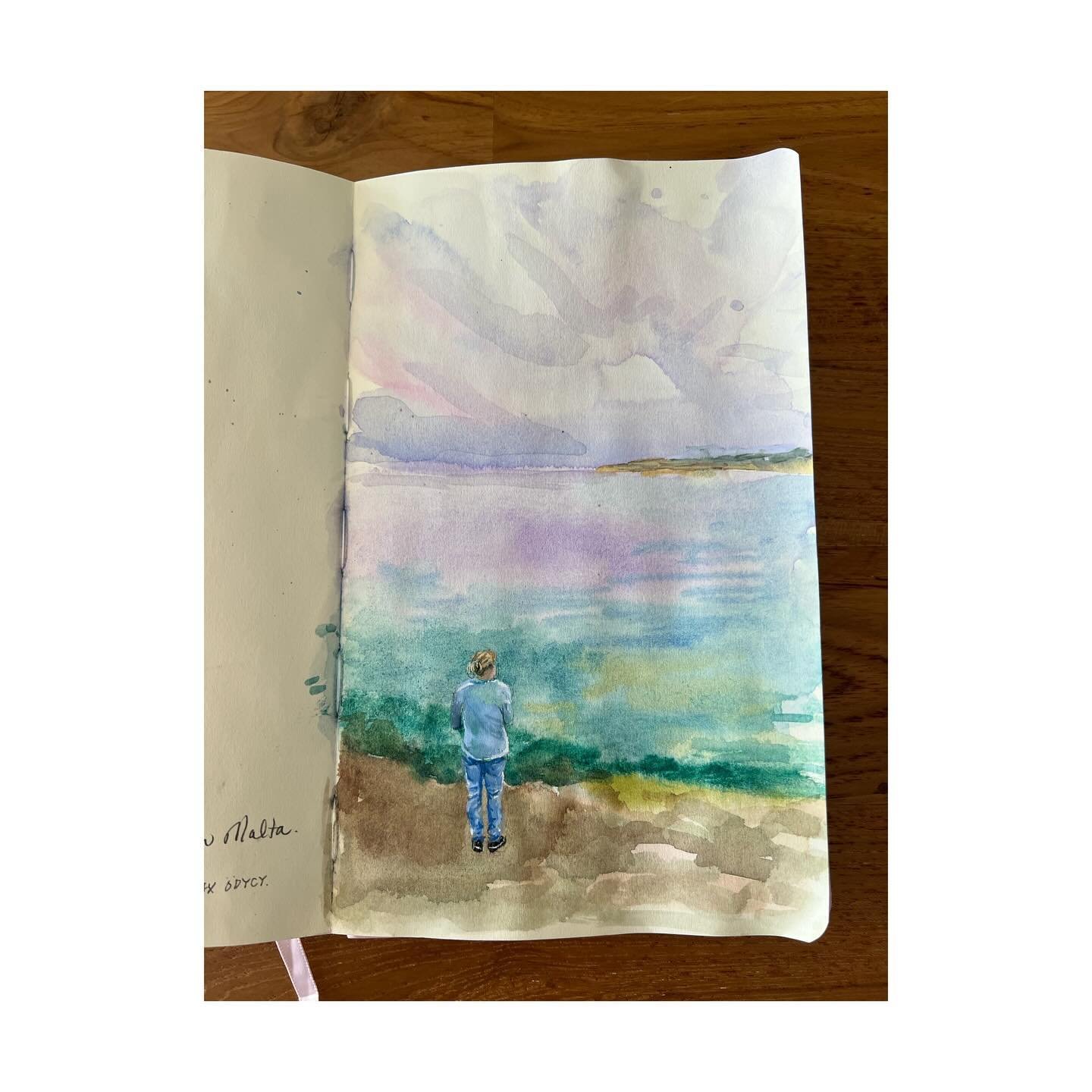 #Travel #sketchbook

I&rsquo;m back on instagram, yay!😅

When I came home from trip to Italy, I couldn&rsquo;t wait to start painting.  I had ideas of making large paintings and doing lots of portrait paintings. Then last week I tripped and fell whi