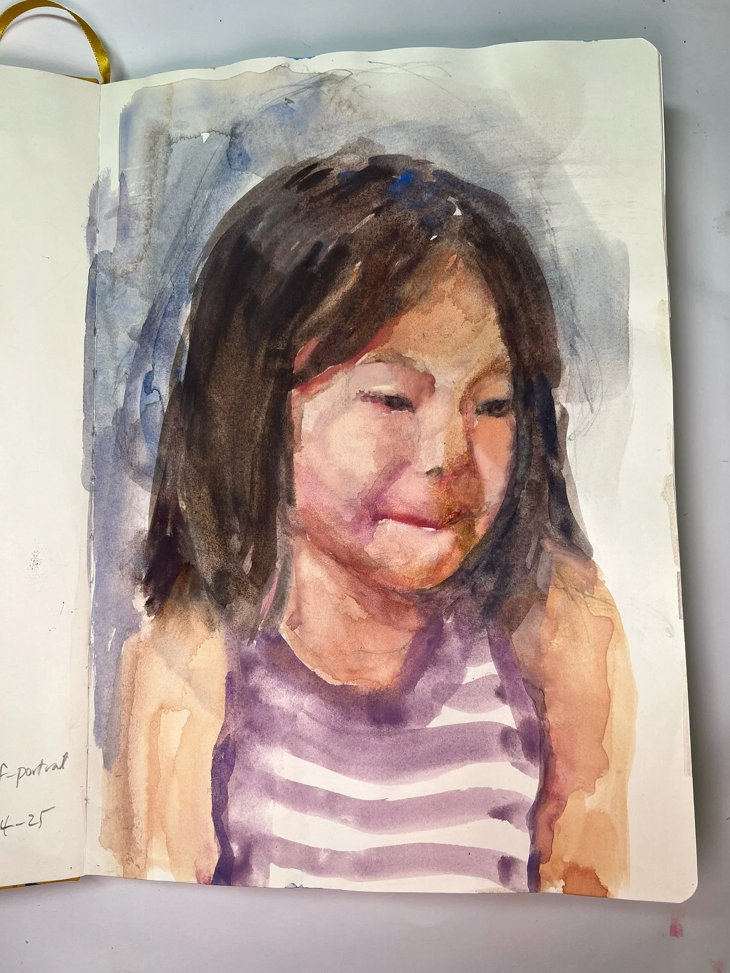 Back on here after a long break ☺️ &hellip;. posting from my sketchbook 

#watercolor #sketches