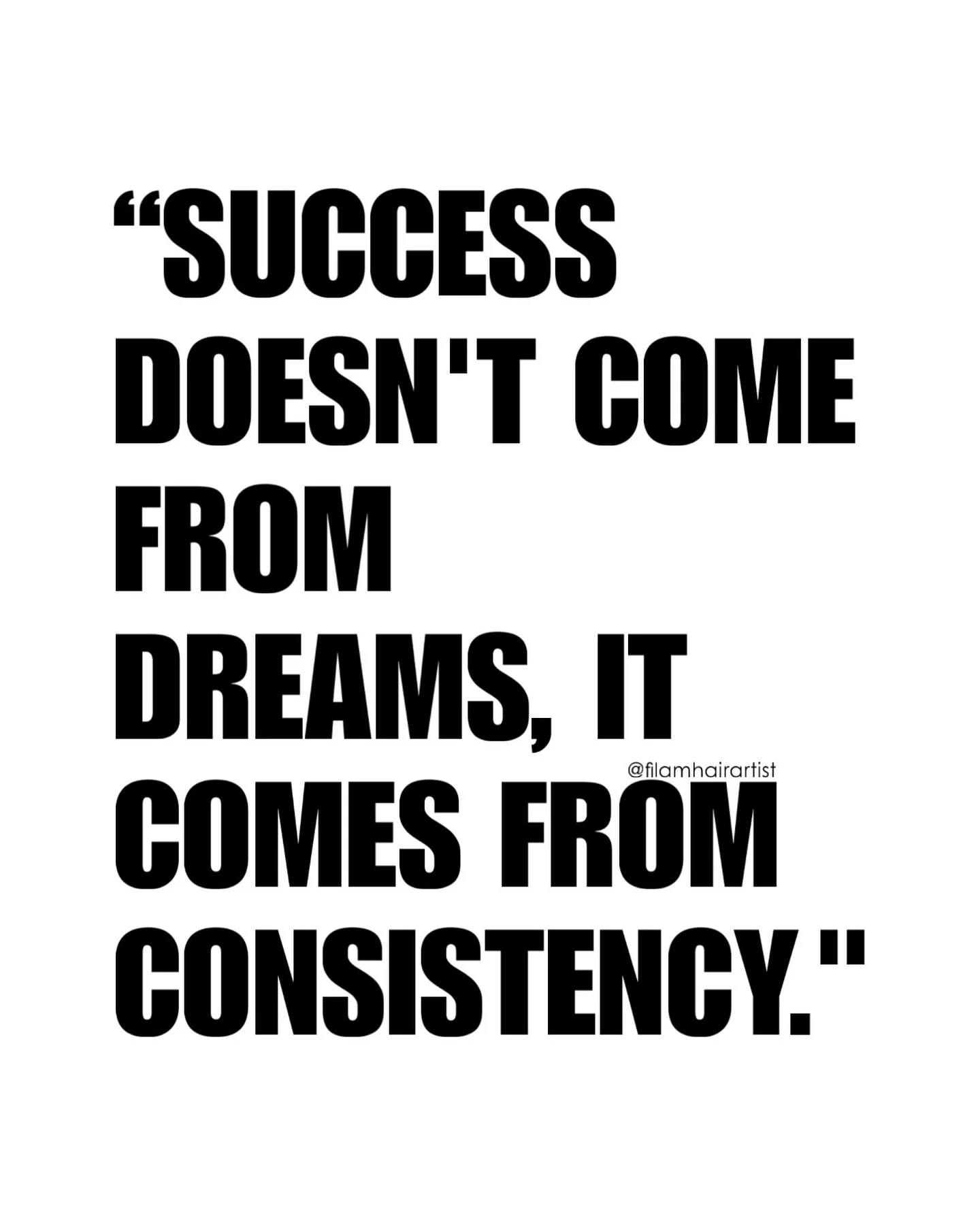 ✨ Success isn&rsquo;t built on dreams alone &mdash; it&rsquo;s built on consistency. ✨

Being a hairstylist means showing up every day, with or without a full book.
💇&zwj;♀️ Delivering excellence service to every client, every time.
🛍️ Recommending