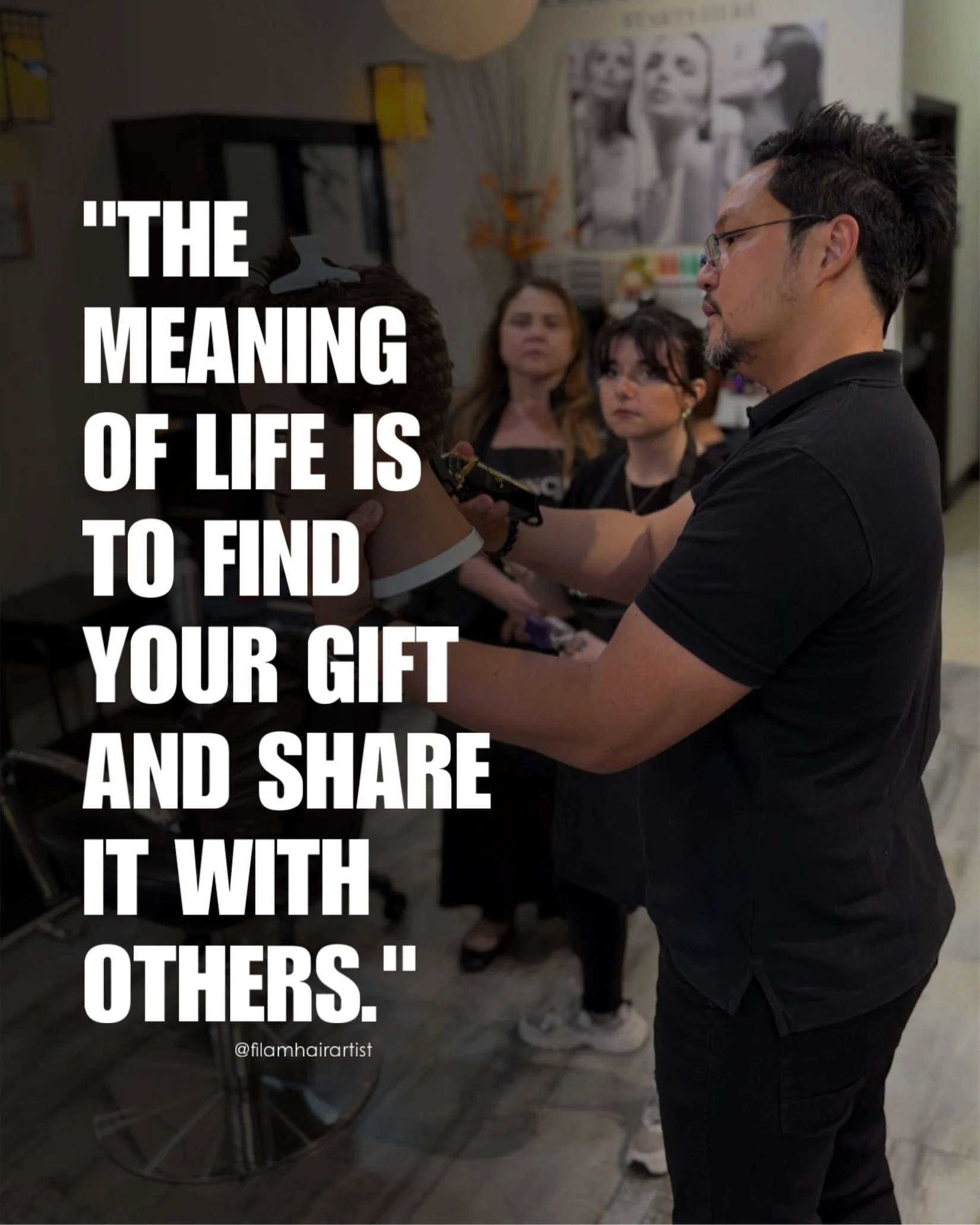 Over 30 years behind the chair taught me that success is not only about mastering your craft, but also about passing it on. ✂️

One of the most rewarding parts of this journey is being able to share knowledge, creativity, and experience with the next