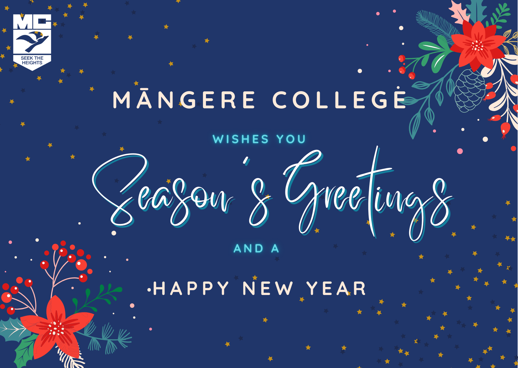 We wish everyone a Merry Christmas and a Happy New Year.