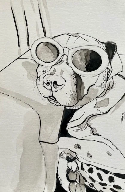 Pen and ink on paper | 6inx4in | 2026
