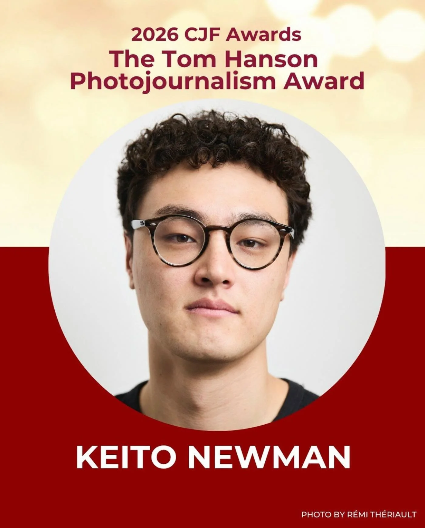 So wonderful to hear that our current cohort mentee @knewmphoto has been honoured as a recipient of this year&rsquo;s @canadianjournalismfoundation Tom Hanson award. Amazing work Keito. Also a shoutout to Keito&rsquo;s mentor @spencesphotography who 