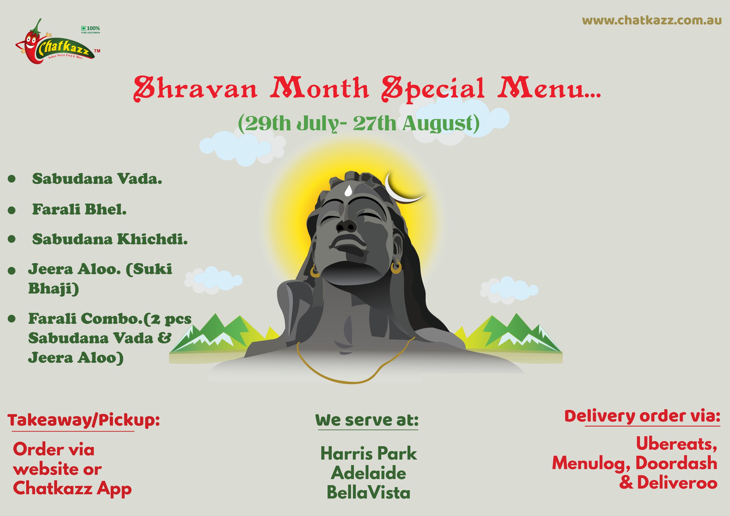 Shravan Month Special Menu — Chatkazz