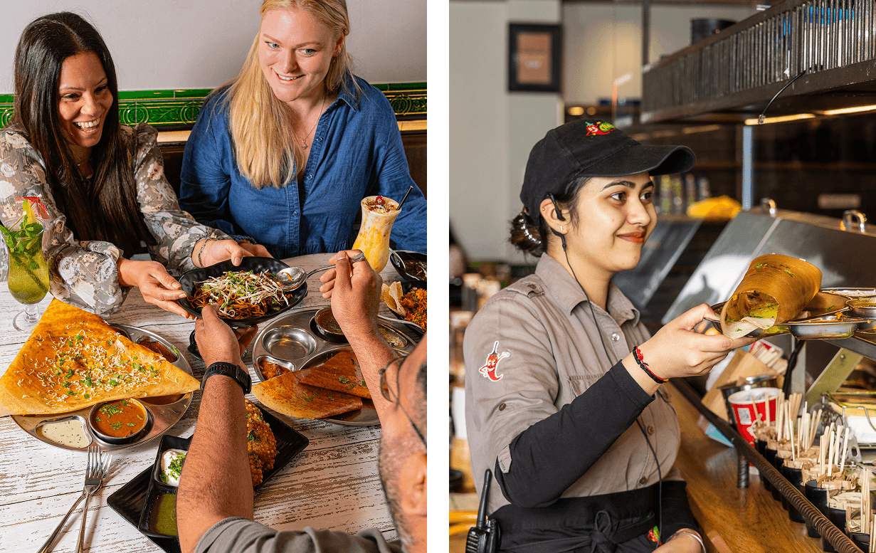 Women lunch at Chakazz