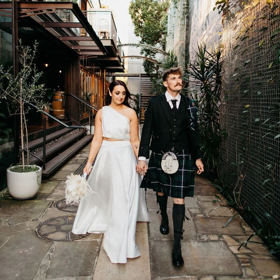 Cheers to Kristyn &amp; Michael! 🥂💕 Their day was pure magic as they tied the knot surrounded by love, laughter and their closest friends and family. Here&rsquo;s to a lifetime of happiness together! 

#JustMarried #TheBlackBrisbane #HappilyEverAft