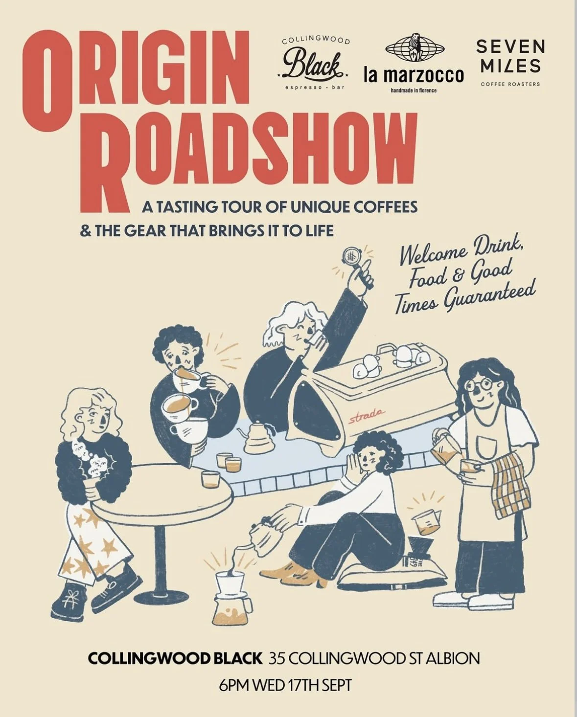 Seven Miles x La Marzocco - Origin Roadshow