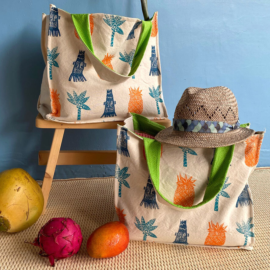 Large Size tote - Tiki