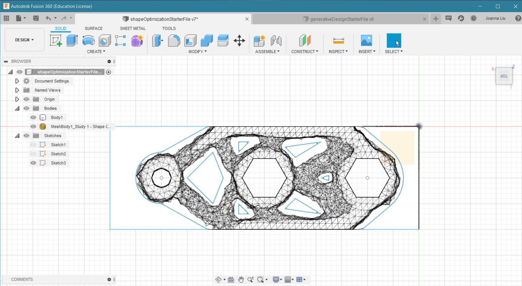 "Mill Tightening Wrench" - Practice with shape optimization, generative design, and material selection