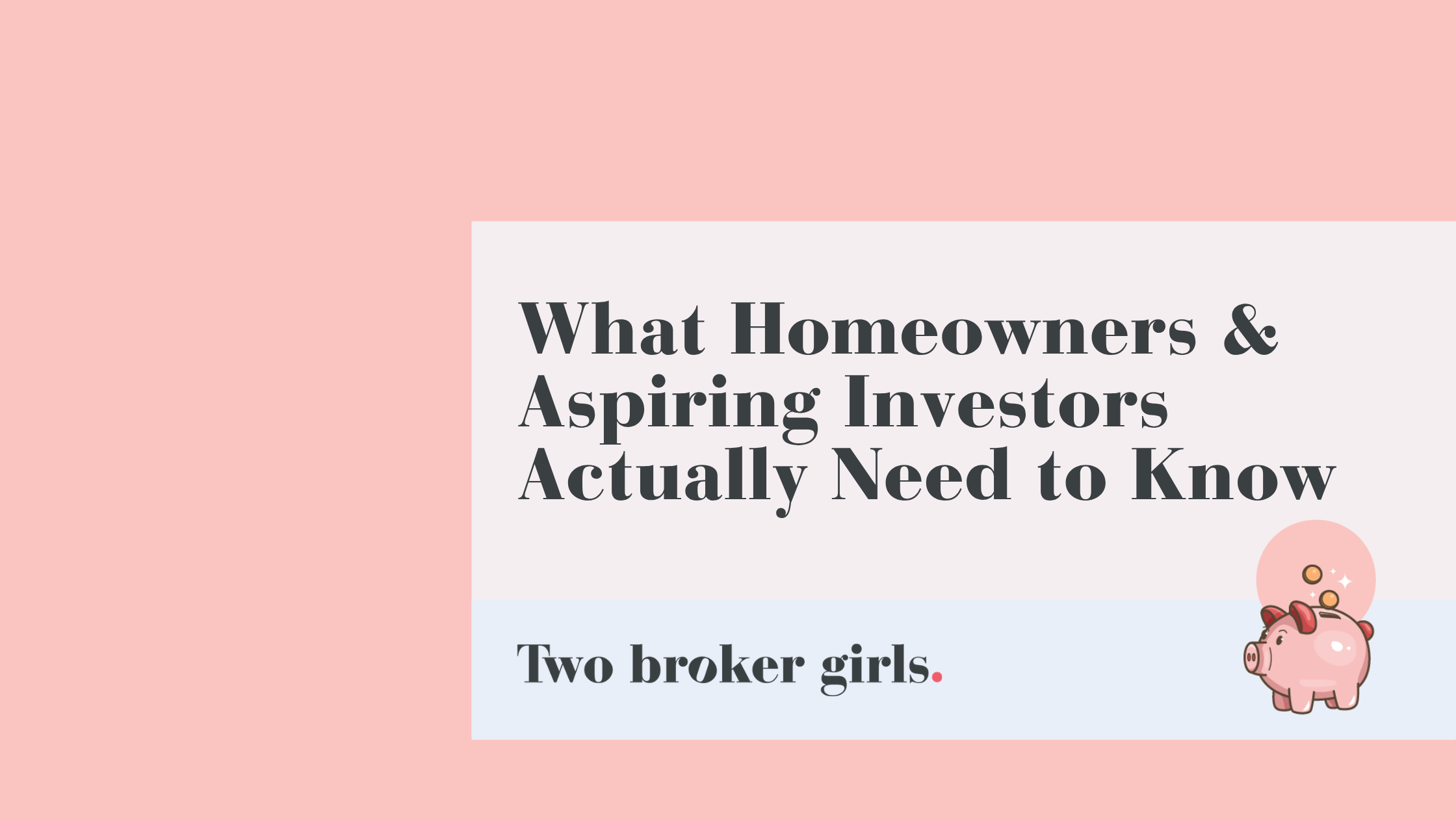 Federal Budget Update: What Homeowners &amp; Aspiring Investors Actually Need to Know