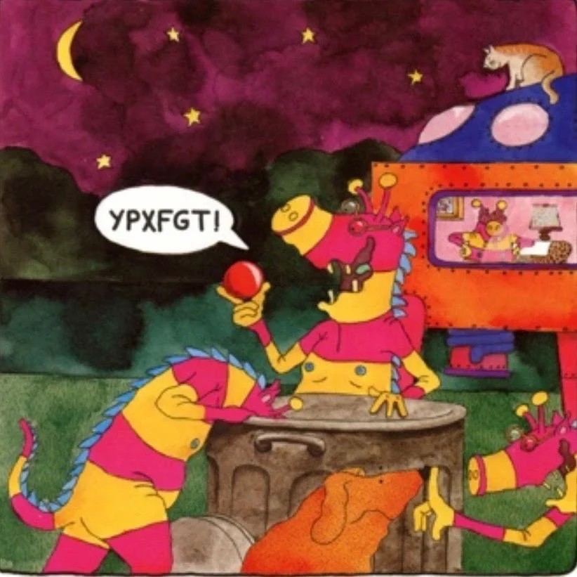 Illustration for Gilberts's Gobstopper, Coloured Ink, 1987, £360.00