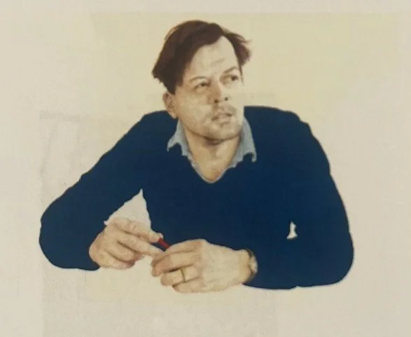 portrait of simon stephens, pencil and gouache, £800.00