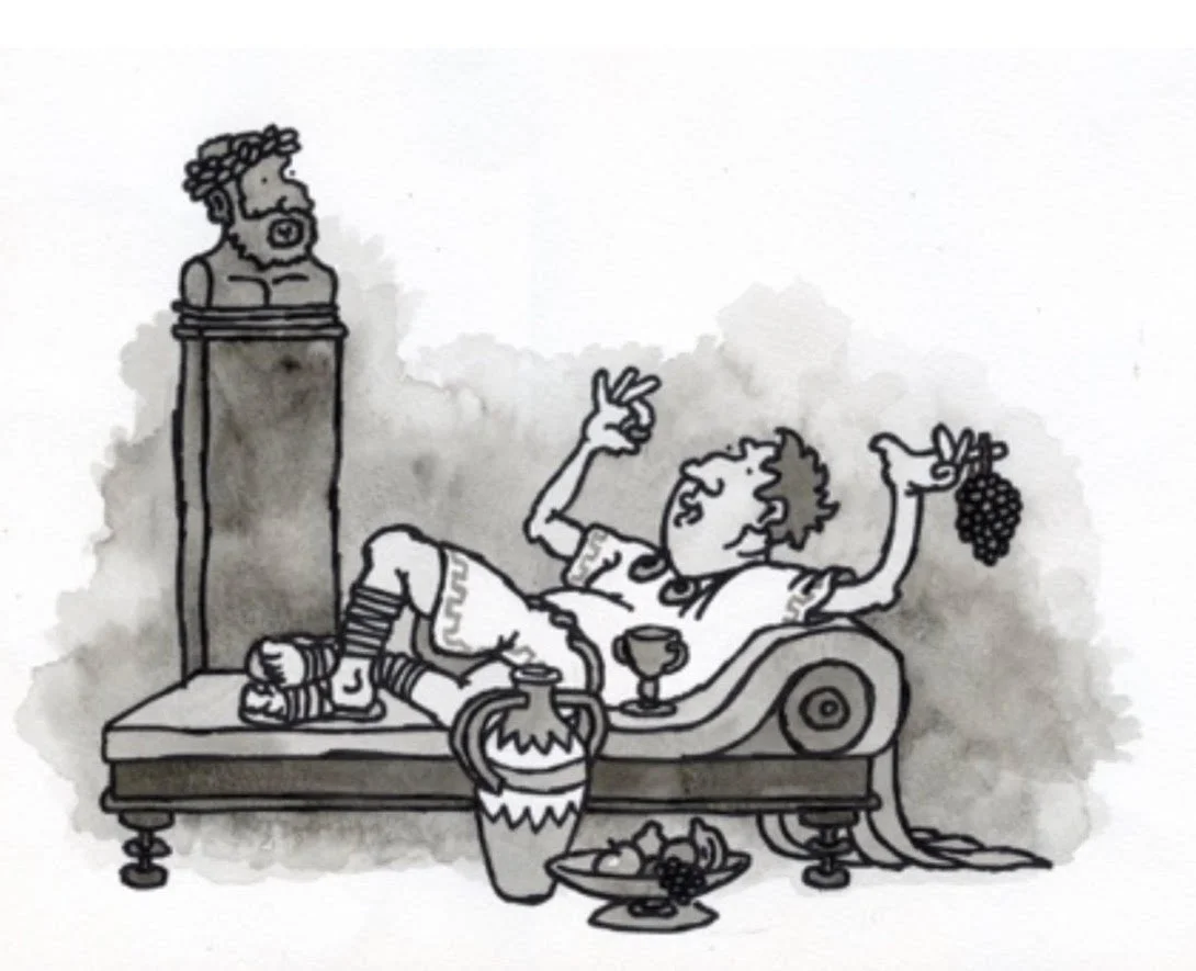 illustration from Agent Z and the masked crusader, ink and watercolour, 1993, £300.00