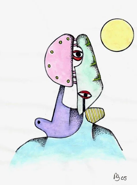 The Nihilist, Watercolour and Ink, 20cm x 15cm, POA