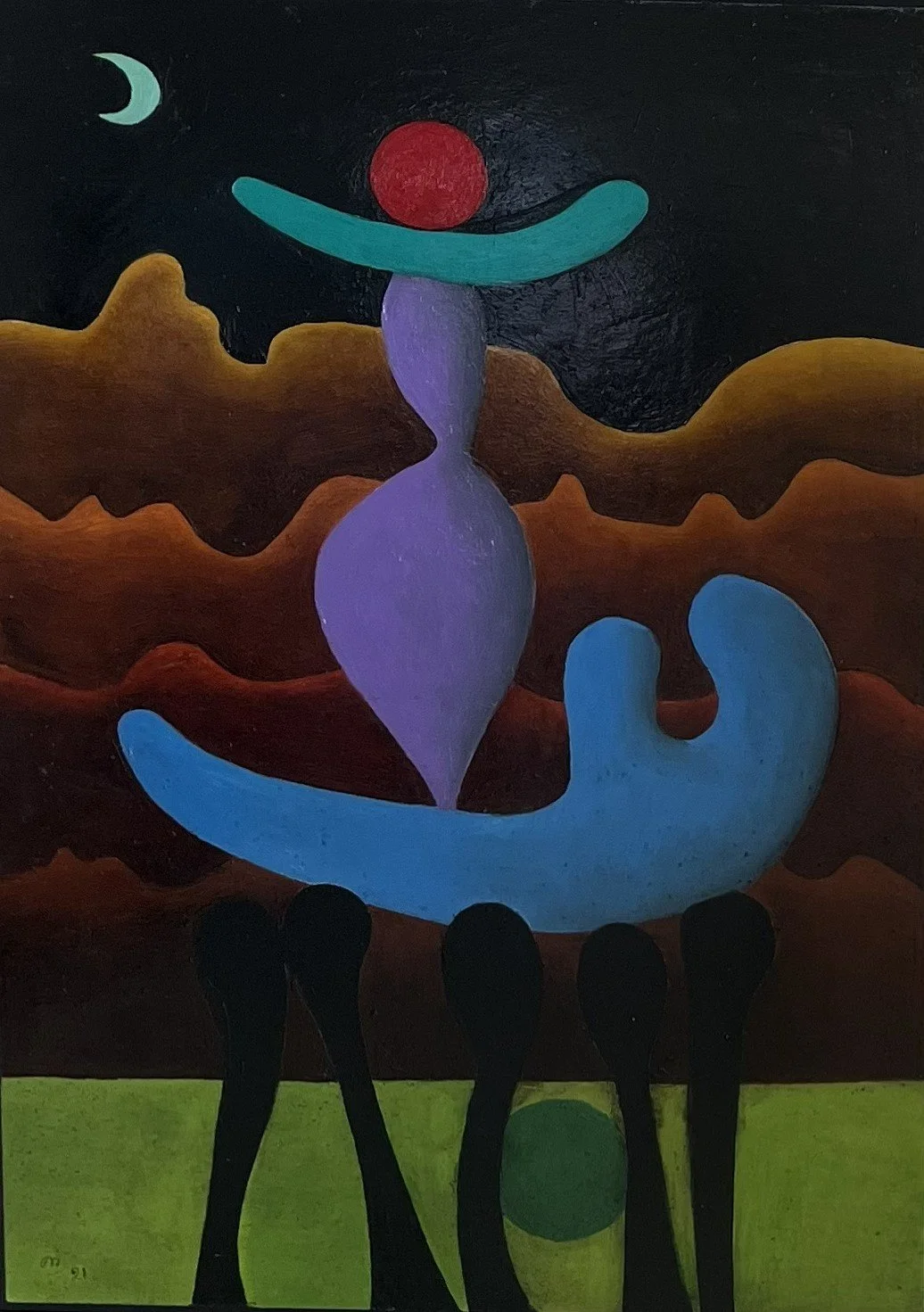 panjandrum, oil on canvas, POA 