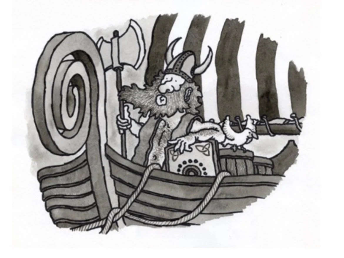 illustration from Agent Z and the masked crusader, ink and watercolour, £300.00
