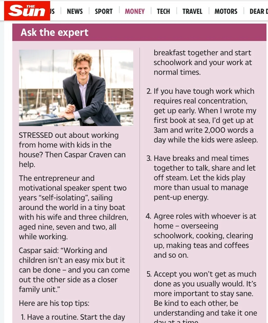 How to cope with working in self-isolation and building both the work and the home team