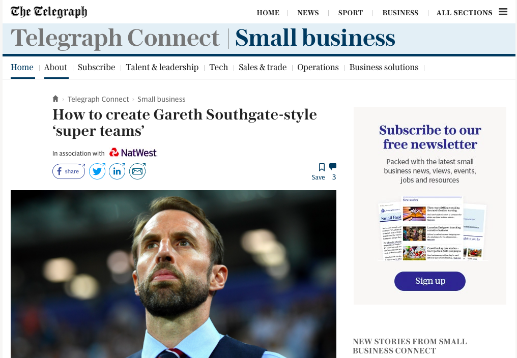 What leaders can learn from England football manager Gareth Southgate