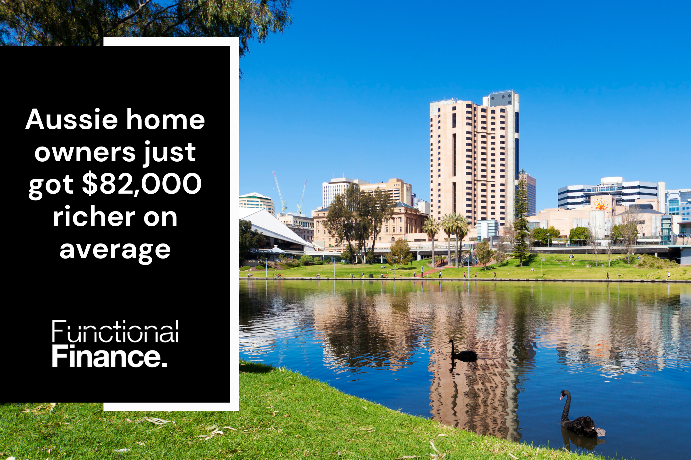 Aussie home owners just got $82,000 richer on average