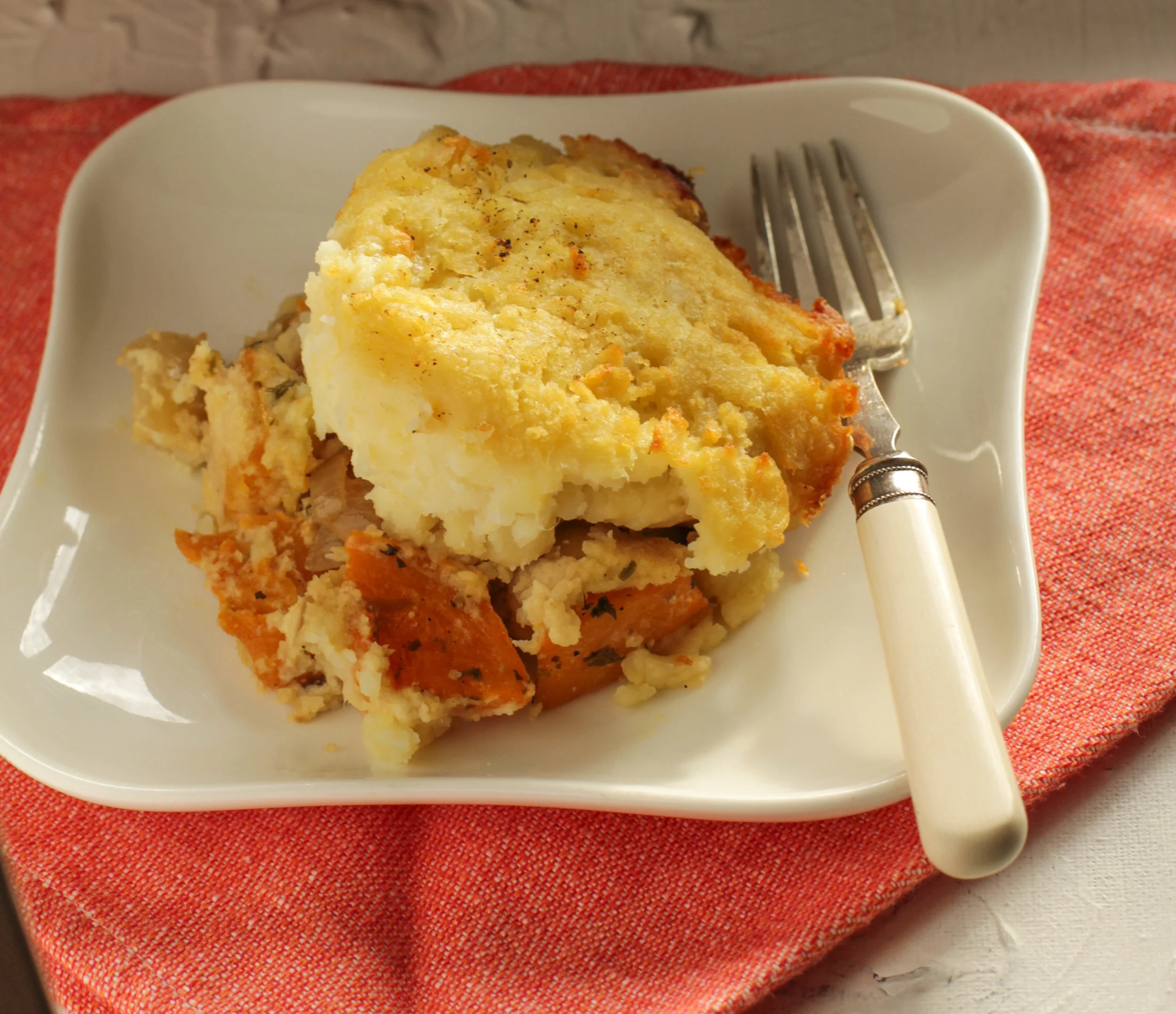 Butternut and Caramelised Onion Casserole