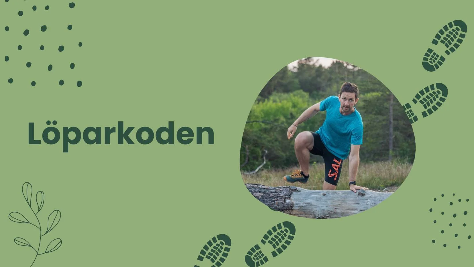 Man springer i naturen – Löparprogram i Aumla appen för nybörjare och erfarna löpare, åtta veckor till bättre kondition