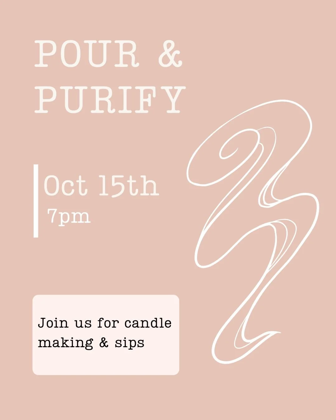 Pour & Purify ~ incense cone workshop