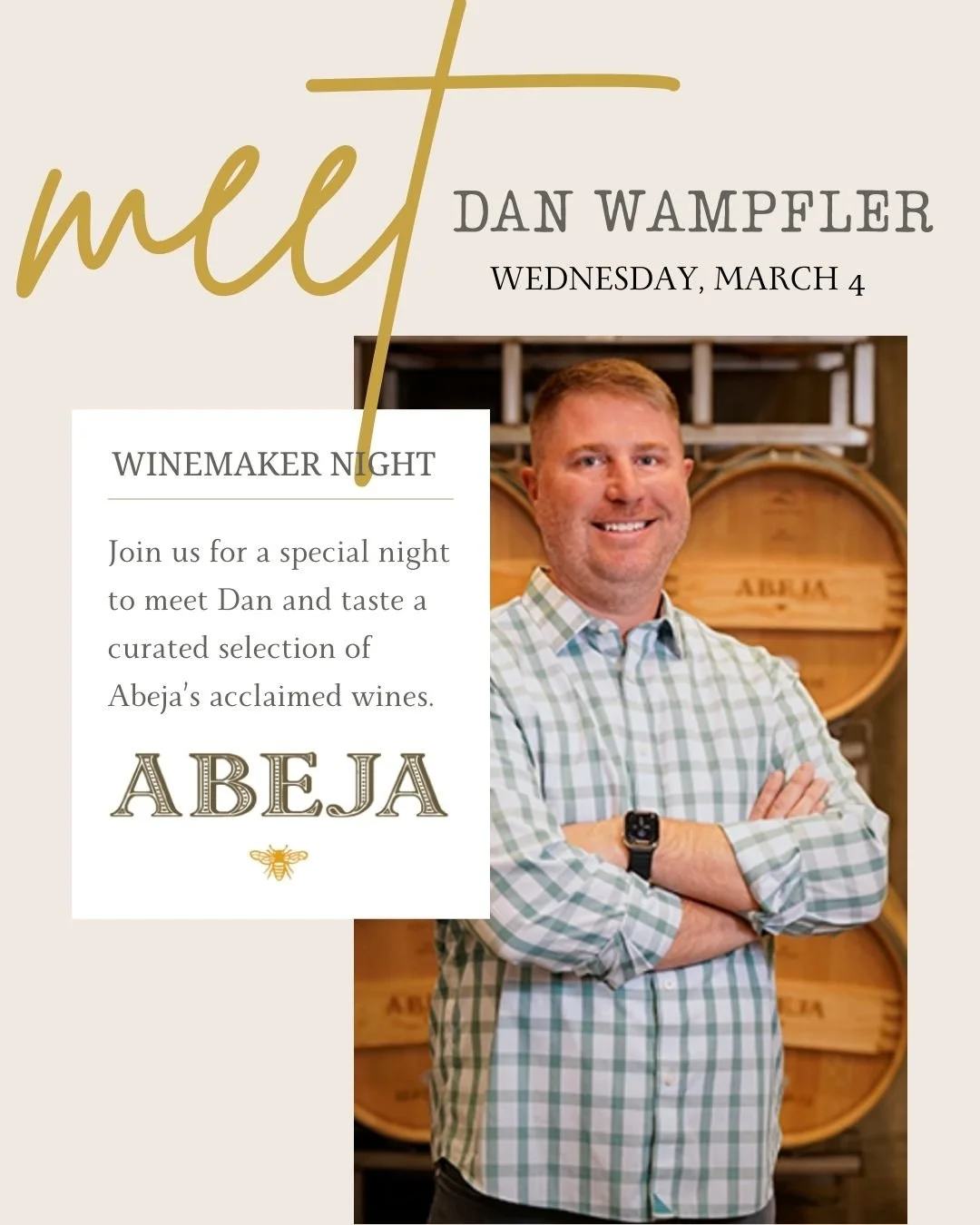 Meet the Winemaker: Dan Wampfler from Abeja Winery
